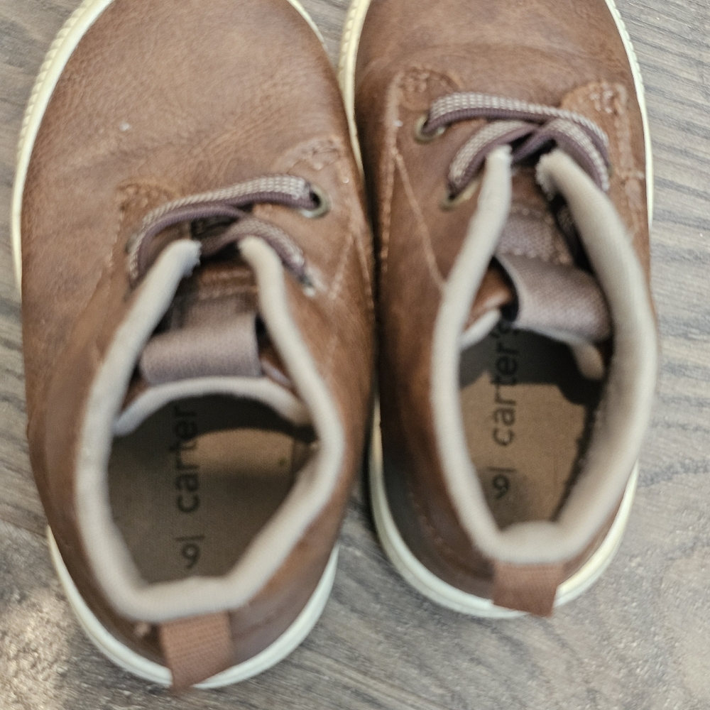 Carter's Brown Shoes Sz 6 - Picture 3 of 5